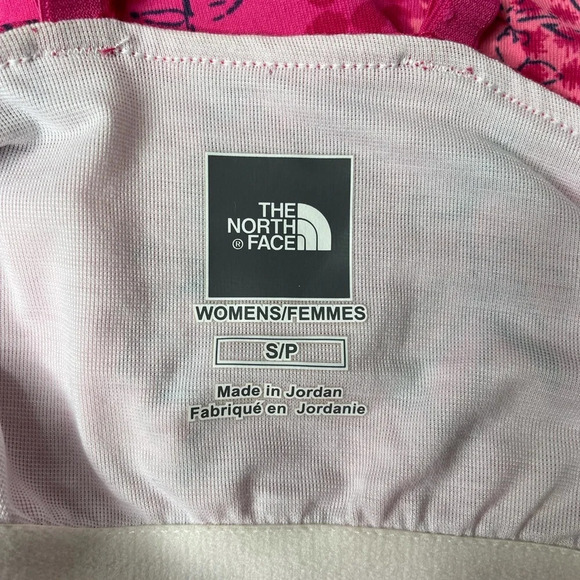 🛍️3/$40 The North Face Vaporwick Tank Top Pink Print Size Small - Picture 5 of 8
